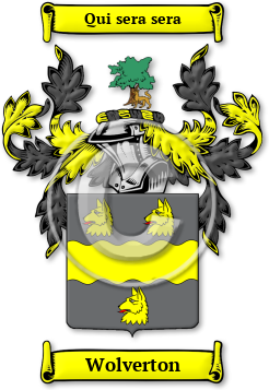 Wolverton Family Crest Download (jpg) Legacy Series - 150 DPI