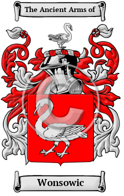 Wonsowic Family Crest/Coat of Arms