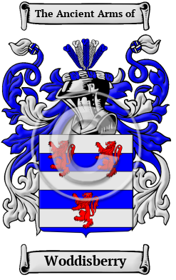 Woddisberry Family Crest/Coat of Arms