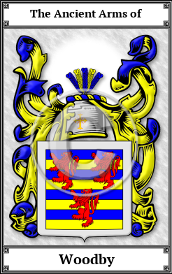 Woodby Family Crest Download (JPG) Book Plated - 600 DPI