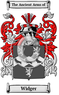 Widger Family Crest/Coat of Arms