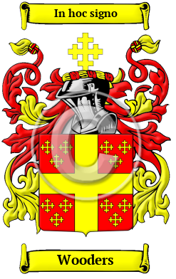 Wooders Family Crest/Coat of Arms
