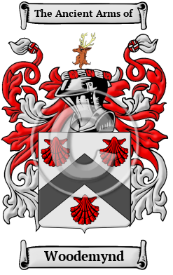 Woodemynd Family Crest/Coat of Arms