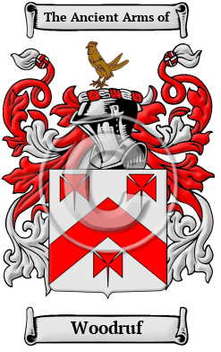 Woodruf Family Crest/Coat of Arms