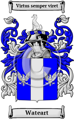 Wateart Family Crest/Coat of Arms