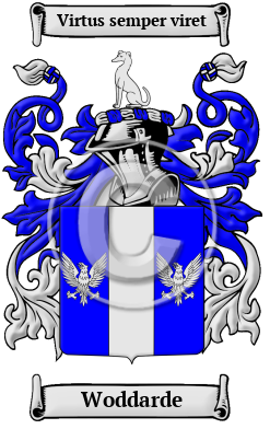 Woddarde Family Crest/Coat of Arms