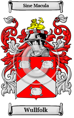 Wullfolk Family Crest/Coat of Arms