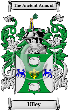 Ulley Family Crest/Coat of Arms