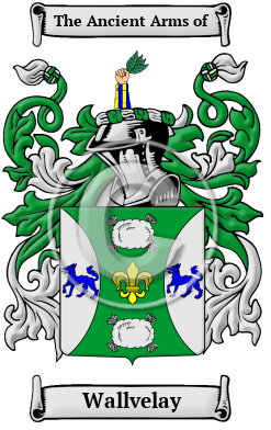 Wallvelay Family Crest/Coat of Arms