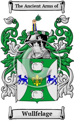 Wullfelage Family Crest/Coat of Arms