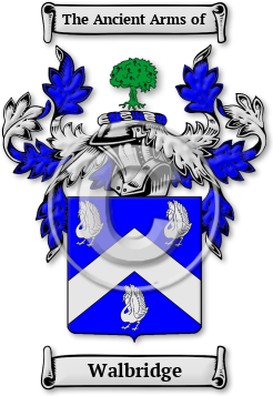 Walbridge Family Crest Download (jpg) Legacy Series - 150 DPI