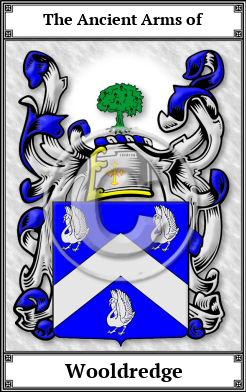 Wooldredge Family Crest Download (JPG) Book Plated - 300 DPI