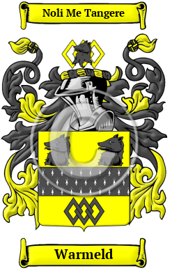 Warmeld Family Crest/Coat of Arms