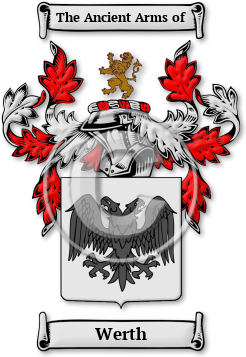 Werth Family Crest Download (jpg) Legacy Series - 150 DPI