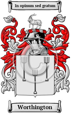 Worthington Family Crest/Coat of Arms