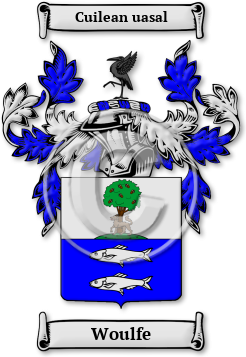 Woulfe Family Crest Download (jpg) Legacy Series - 150 DPI