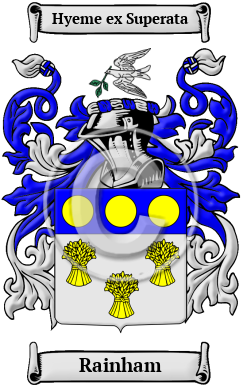 Rainham Family Crest/Coat of Arms