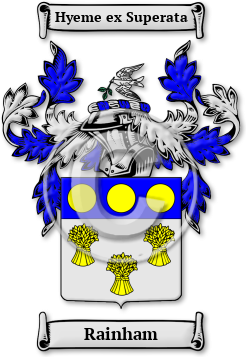 Rainham Family Crest Download (JPG) Legacy Series - 600 DPI