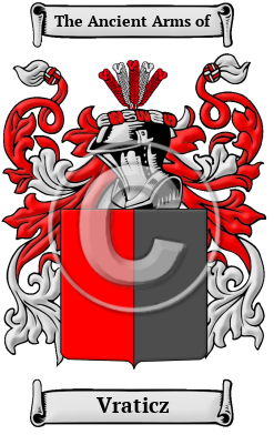 Vraticz Family Crest/Coat of Arms