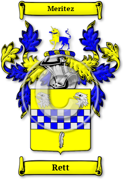 Rett Family Crest Download (JPG) Legacy Series - 600 DPI