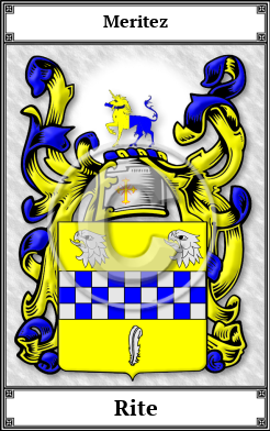Rite Family Crest Download (JPG)  Book Plated - 150 DPI