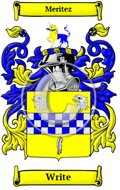 Write Family Crest/Coat of Arms