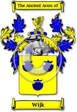 Wijk Family Crest Download (jpg) Legacy Series - 150 DPI