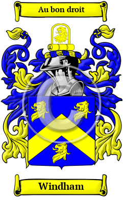 Windham Family Crest/Coat of Arms