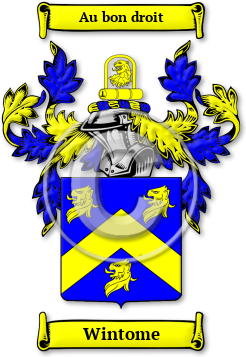 Wintome Family Crest Download (JPG) Legacy Series - 600 DPI