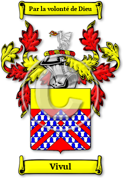 Vivul Family Crest Download (jpg) Legacy Series - 150 DPI