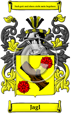 Jagl Family Crest/Coat of Arms