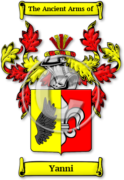 Yanni Family Crest Download (jpg) Legacy Series - 150 DPI
