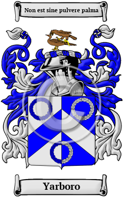 Yarboro Family Crest/Coat of Arms