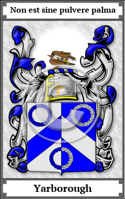 Yarborough Family Crest Download (JPG)  Book Plated - 150 DPI