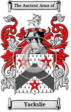 Yackslie Family Crest/Coat of Arms