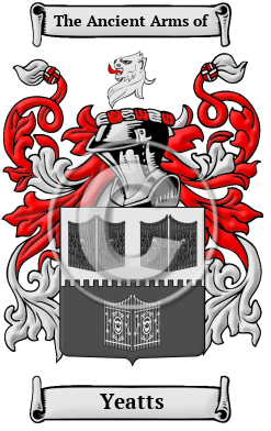 Yeatts Family Crest/Coat of Arms