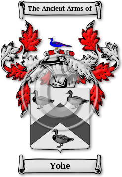 Yohe Family Crest Download (jpg) Legacy Series - 150 DPI