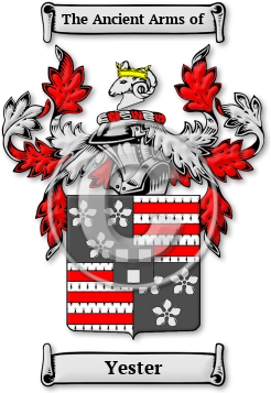 Yester Family Crest Download (JPG) Legacy Series - 300 DPI