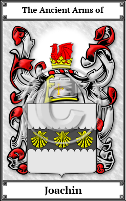 Joachin Family Crest Download (JPG)  Book Plated - 150 DPI