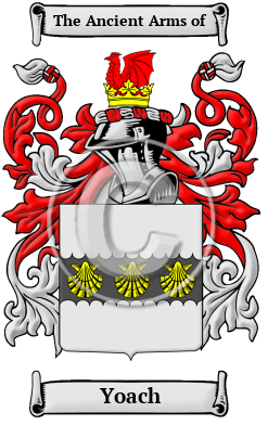 Yoach Family Crest Download (JPG) Heritage Series - 600 DPI