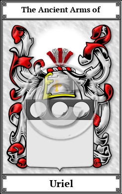 Uriel Family Crest Download (JPG)  Book Plated - 150 DPI