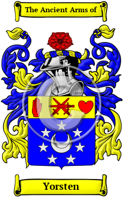 Yorsten Family Crest/Coat of Arms