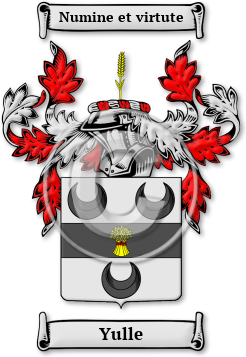 Yulle Family Crest Download (jpg) Legacy Series - 150 DPI