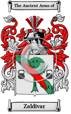 Zaldivar Family Crest/Coat of Arms