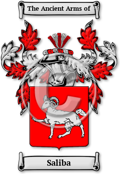 Saliba Family Crest Download (jpg) Legacy Series - 150 DPI