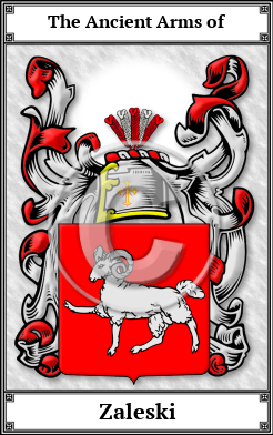 Zaleski Family Crest Download (JPG) Book Plated - 600 DPI