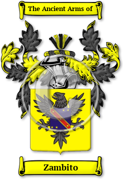Zambito Family Crest Download (JPG) Legacy Series - 600 DPI