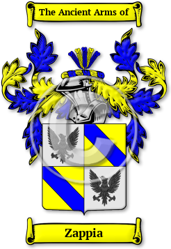 Zappia Family Crest Download (JPG) Legacy Series - 600 DPI