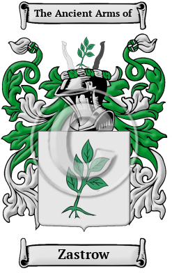 Zastrow Family Crest/Coat of Arms