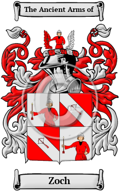Zoch Family Crest/Coat of Arms